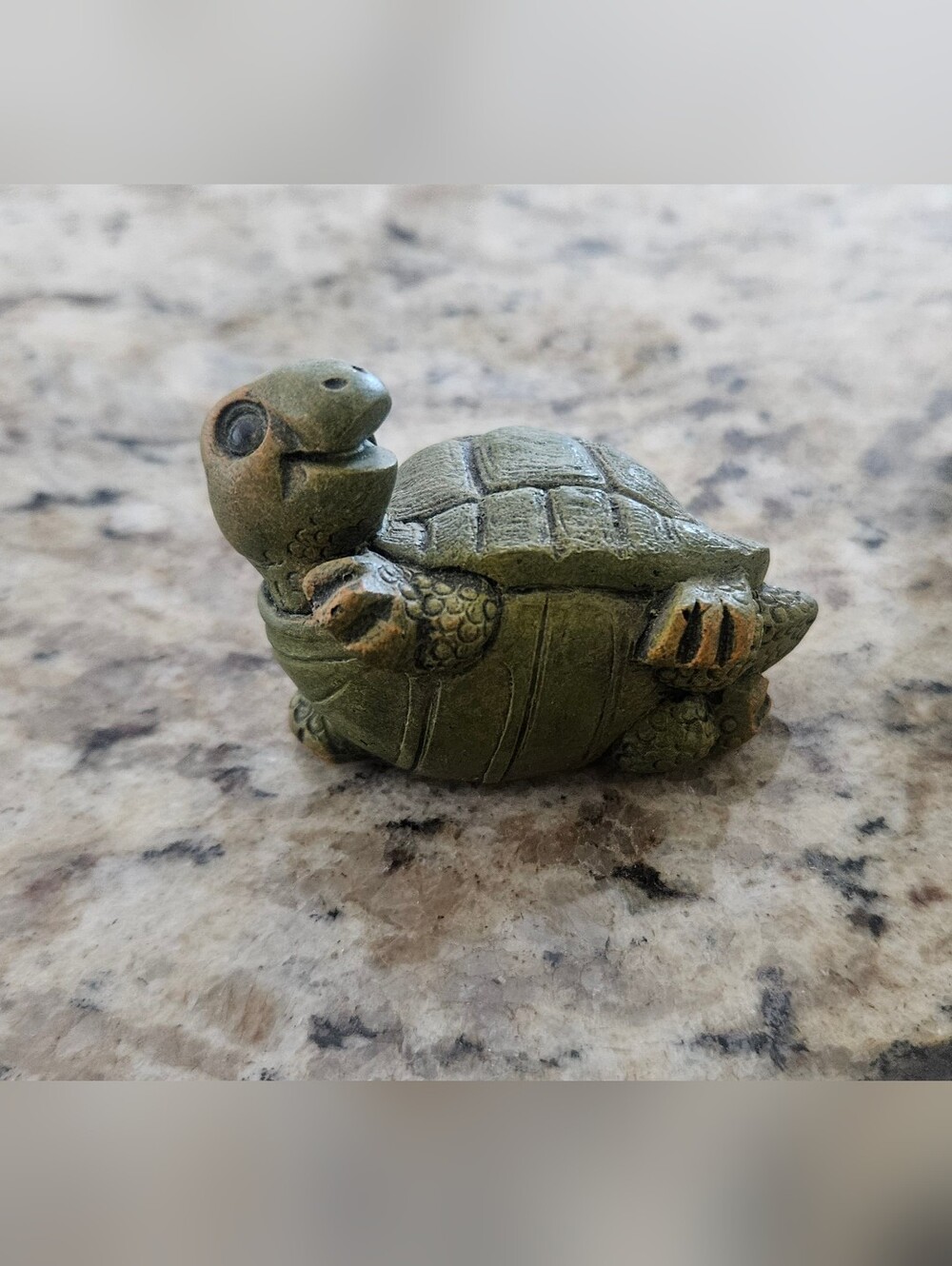 Happy Green Turtle - Decorative Turtle Figurine